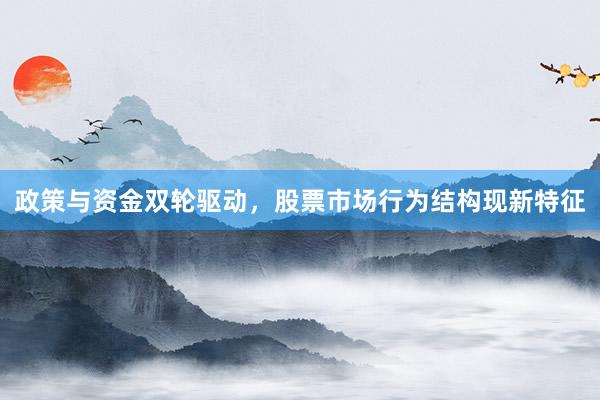 政策与资金双轮驱动，股票市场行为结构现新特征