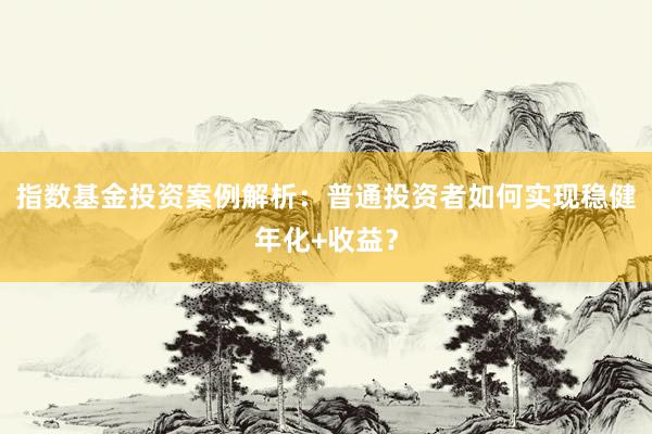 指数基金投资案例解析：普通投资者如何实现稳健年化+收益？