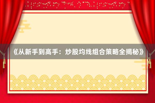 《从新手到高手：炒股均线组合策略全揭秘》